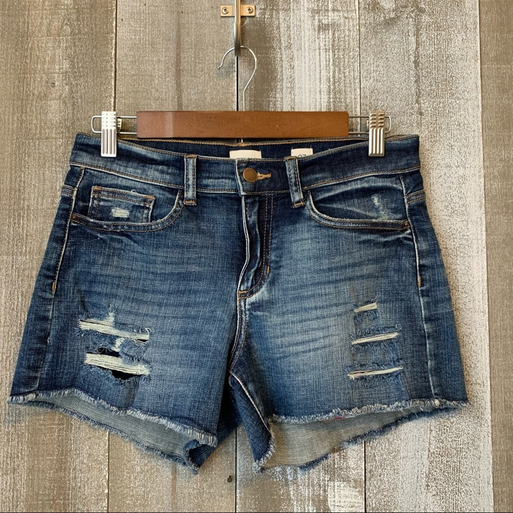 {sneak peek} denim cut off shorts